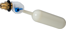 Kleinschwimmerventil mit Messing 1/2, Kunststoffschwimmer
