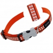 Hundehalsband Reflective in orange von RedDingo (Gr: S-M-L)